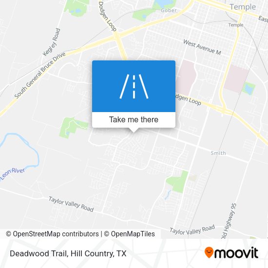 Deadwood Trail map