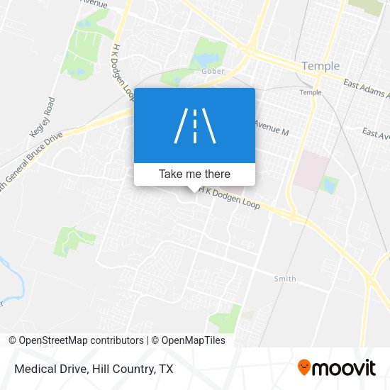 Mapa de Medical Drive