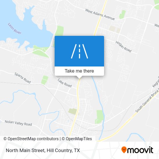 North Main Street map