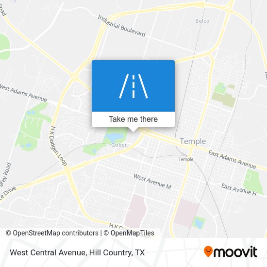Mapa de West Central Avenue