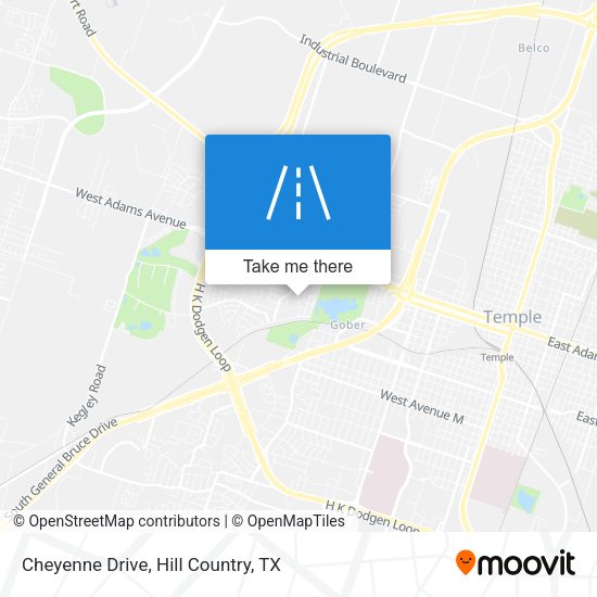 Mapa de Cheyenne Drive