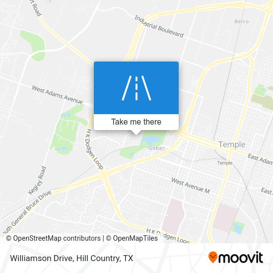 Williamson Drive map