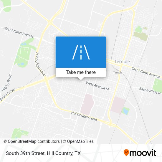 Mapa de South 39th Street