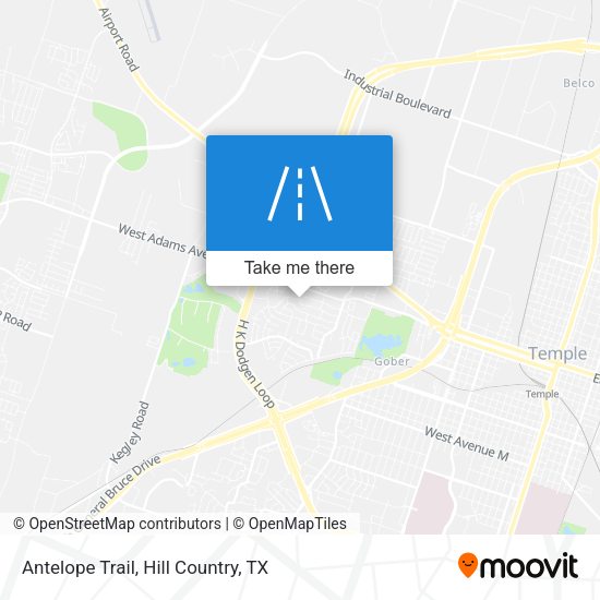 Mapa de Antelope Trail