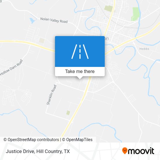 Justice Drive map
