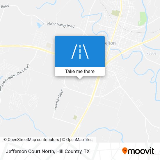 Mapa de Jefferson Court North