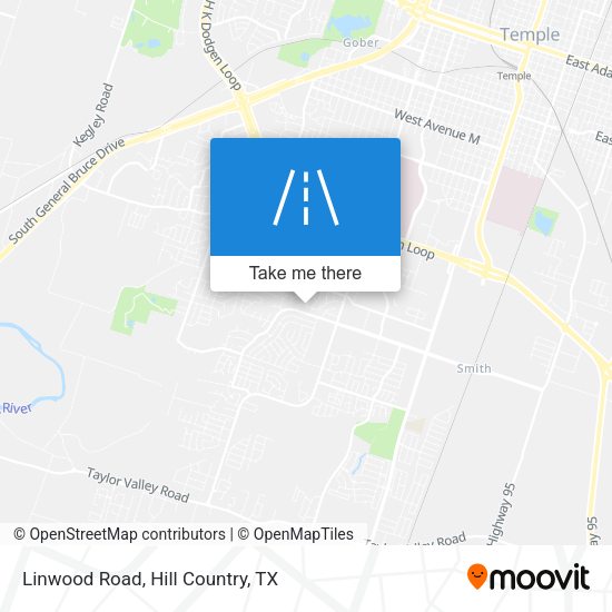 Mapa de Linwood Road