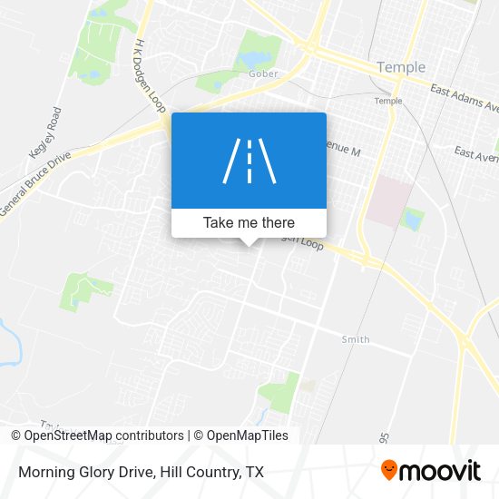 Morning Glory Drive map
