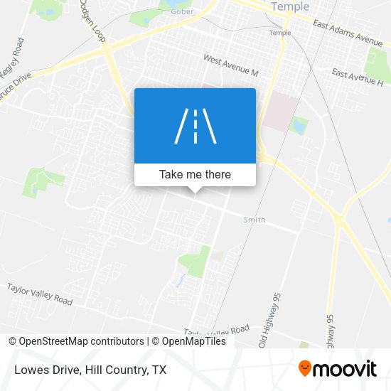 Lowes Drive map