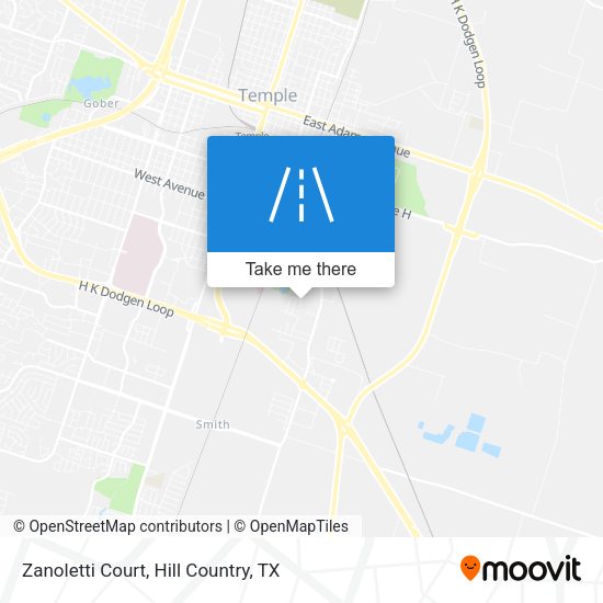 Zanoletti Court map