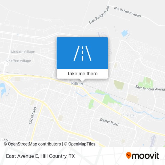 East Avenue E map
