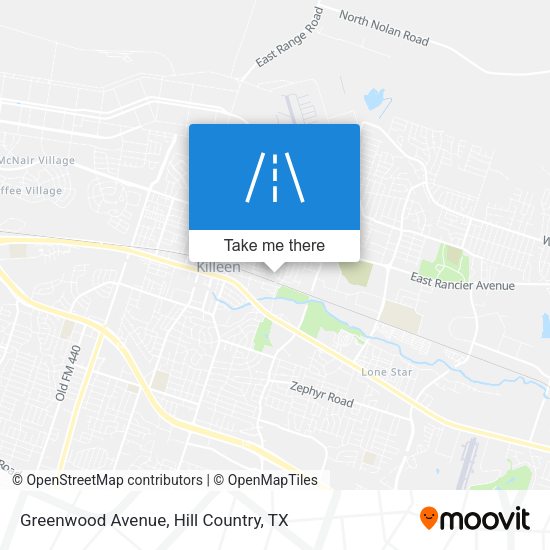 Greenwood Avenue map
