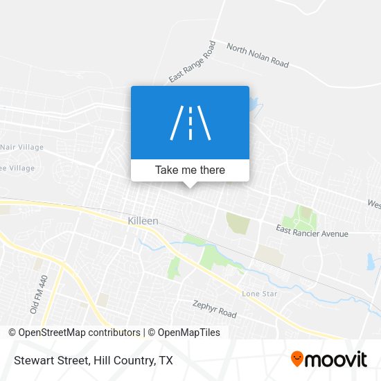 Stewart Street map