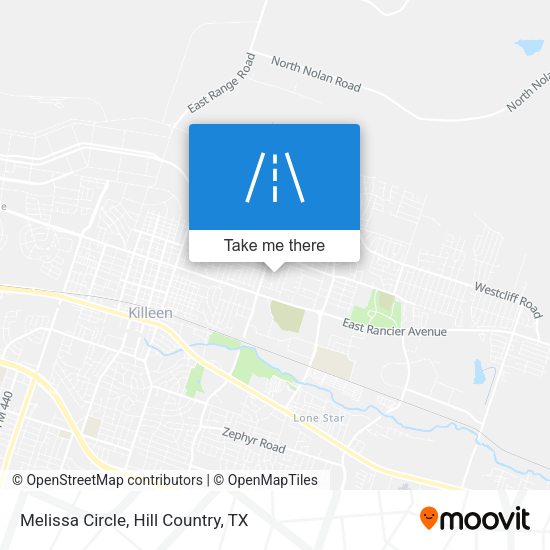 Melissa Circle map