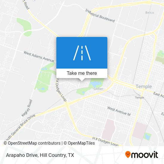 Mapa de Arapaho Drive