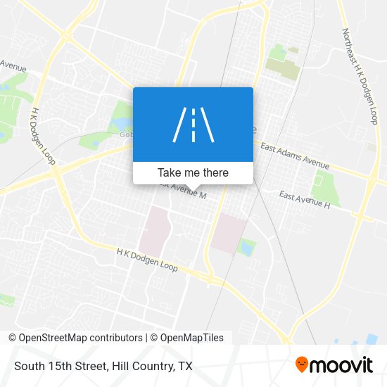 Mapa de South 15th Street