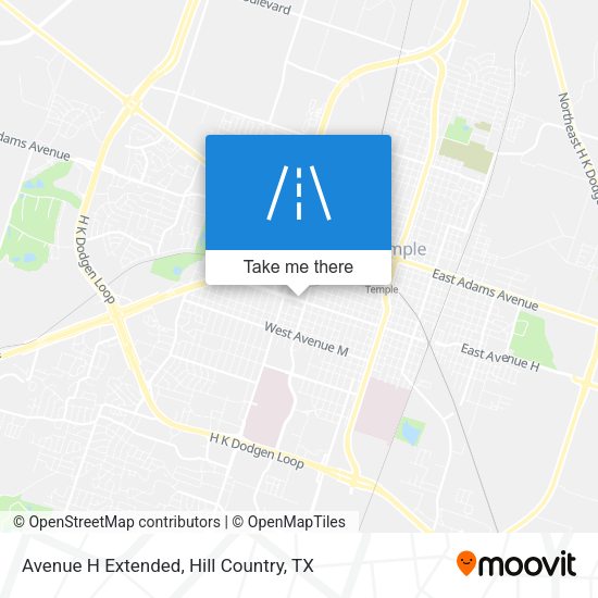 Avenue H Extended map