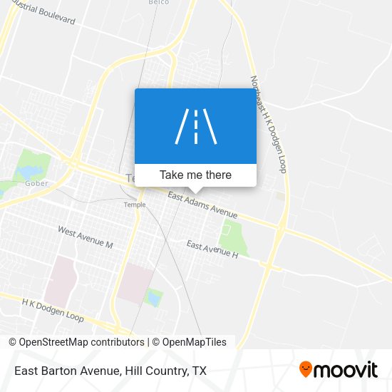 East Barton Avenue map