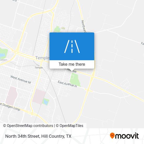 Mapa de North 34th Street