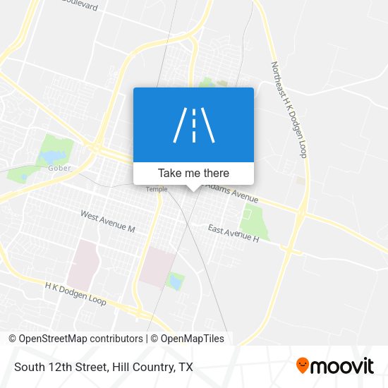 Mapa de South 12th Street
