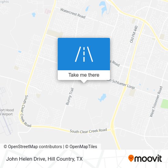 John Helen Drive map