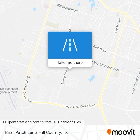 Briar Patch Lane map