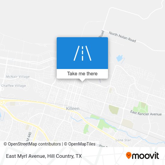 East Myrl Avenue map