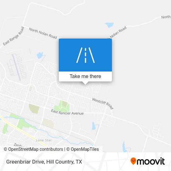 Greenbriar Drive map