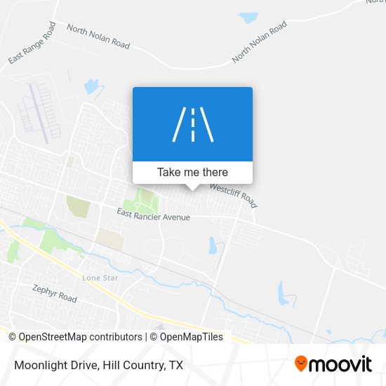 Moonlight Drive map