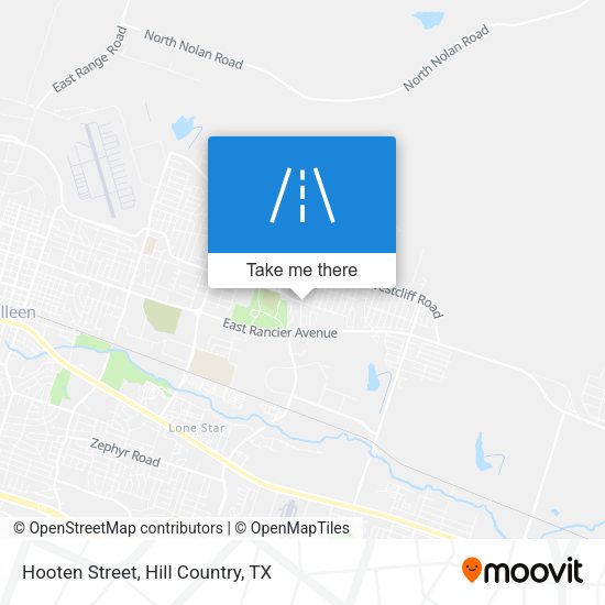 Mapa de Hooten Street