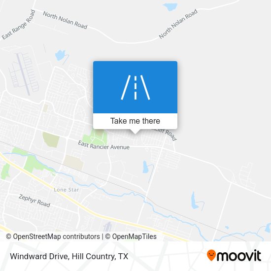 Windward Drive map