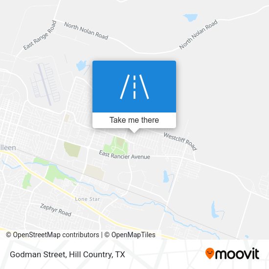 Godman Street map