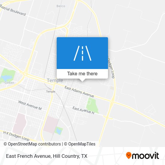 East French Avenue map