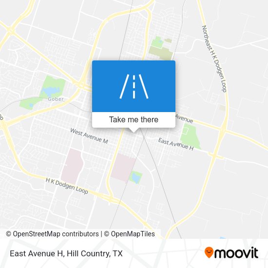 Mapa de East Avenue H