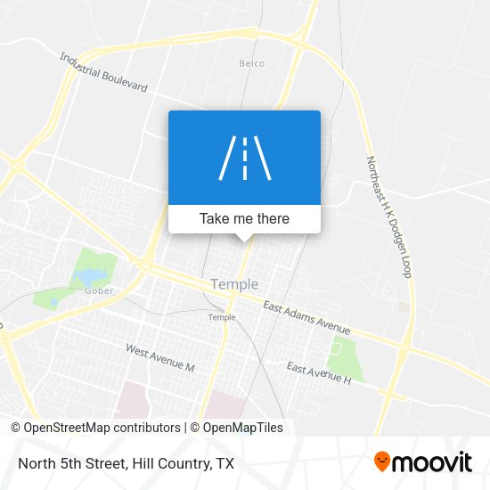 Mapa de North 5th Street