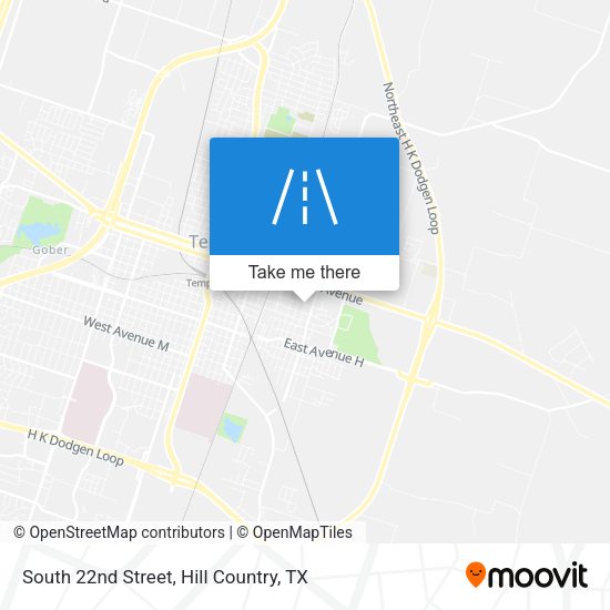 Mapa de South 22nd Street