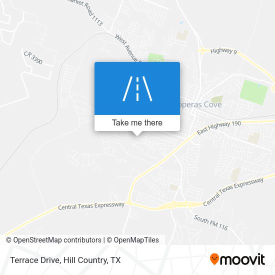Terrace Drive map