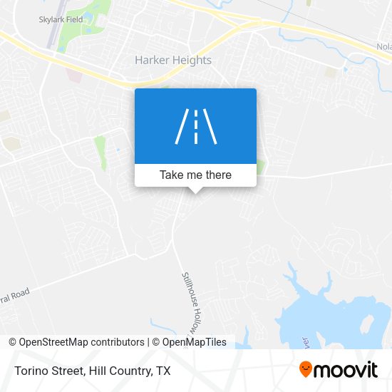 Mapa de Torino Street