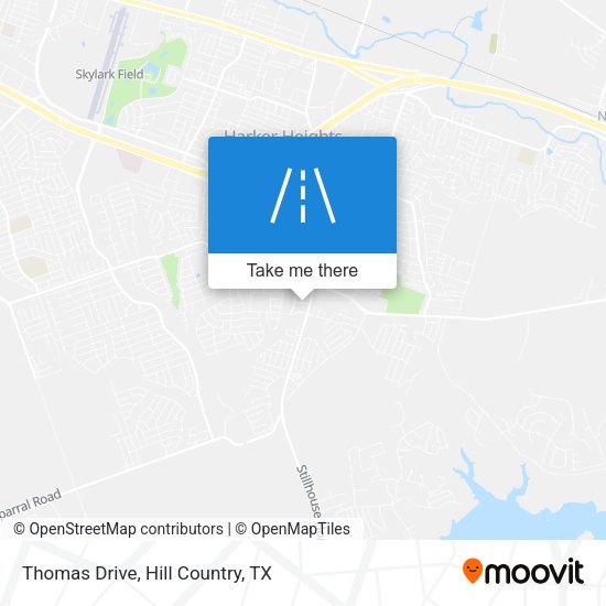 Mapa de Thomas Drive