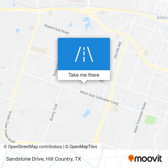 Sandstone Drive map