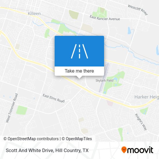 Scott And White Drive map