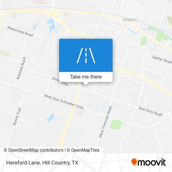 Hereford Lane map