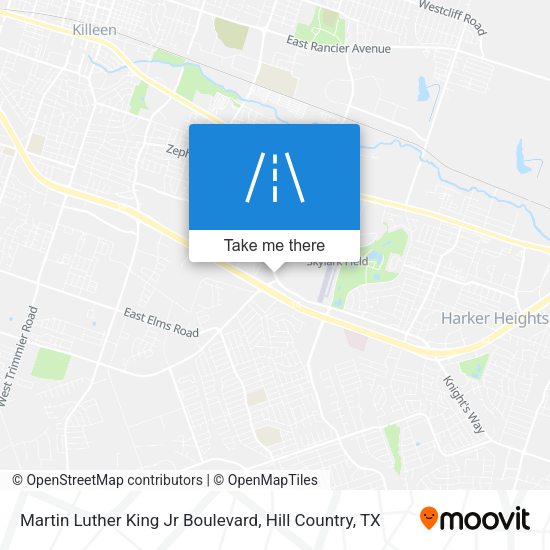 Mapa de Martin Luther King Jr Boulevard