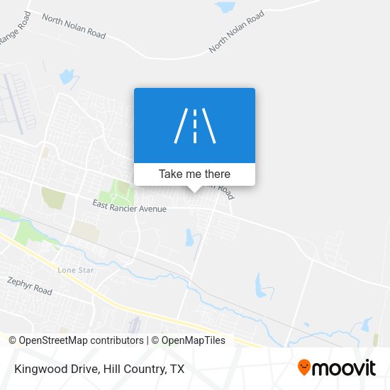 Kingwood Drive map