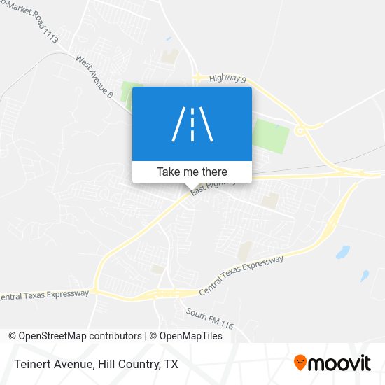 Mapa de Teinert Avenue