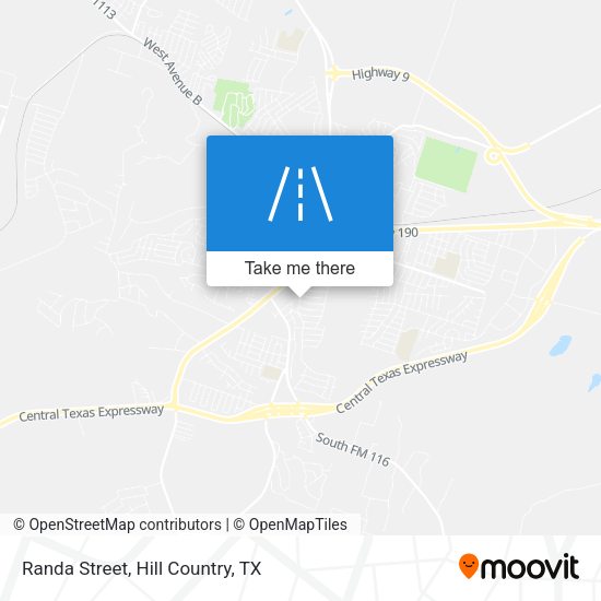Randa Street map
