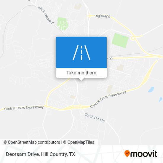 Mapa de Deorsam Drive