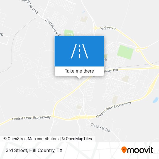 Mapa de 3rd Street