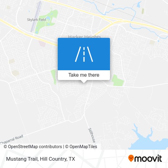 Mapa de Mustang Trail