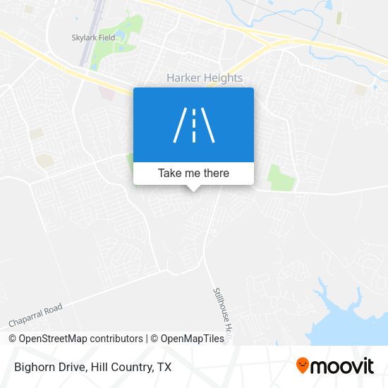 Mapa de Bighorn Drive
